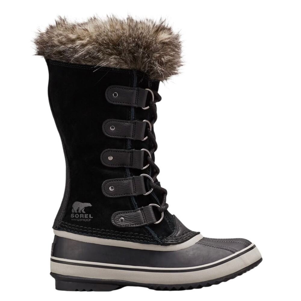 SOREL Women's Joan of Arctic Waterproof Winter Boots in black/quarry Size 10